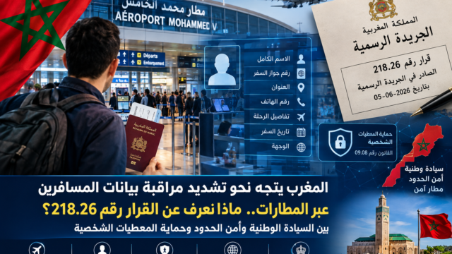 السيادة والأمن وحماية المعطيات: المغرب يتجه نحو تشديد مراقبة بيانات المسافرين عبر المطارات.. ماذا نعرف عن القرار رقم 218.26